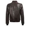 a1 leather bomber jacket backside